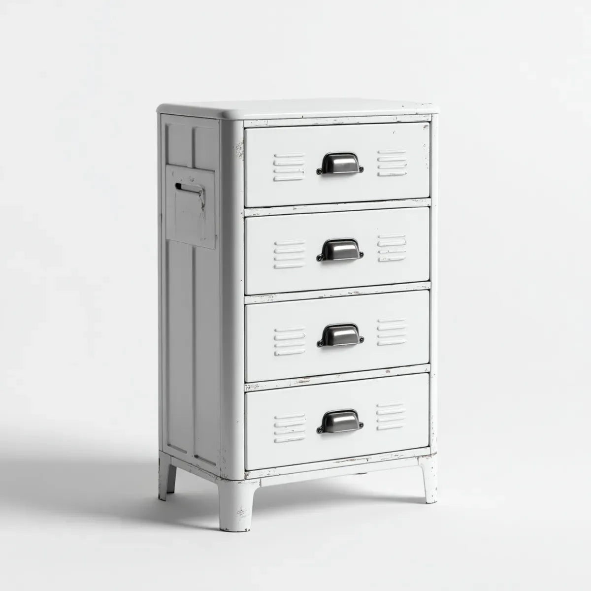 Komoda, Szkielety ze stali nierdzewnej 60 x 40 x 100 cm z 4 prostokątnymi szufladami
