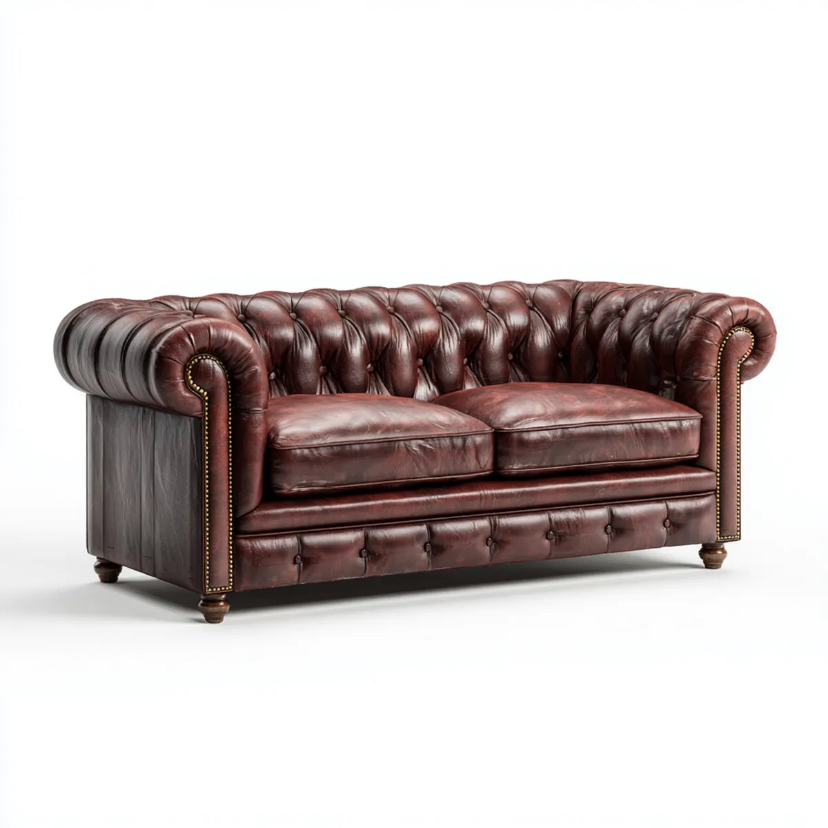 Sofa 2 umieszcza brązową kołdrę w syntetycznym prostokątnym poliuretanowym 180 x 90 x 75 cm